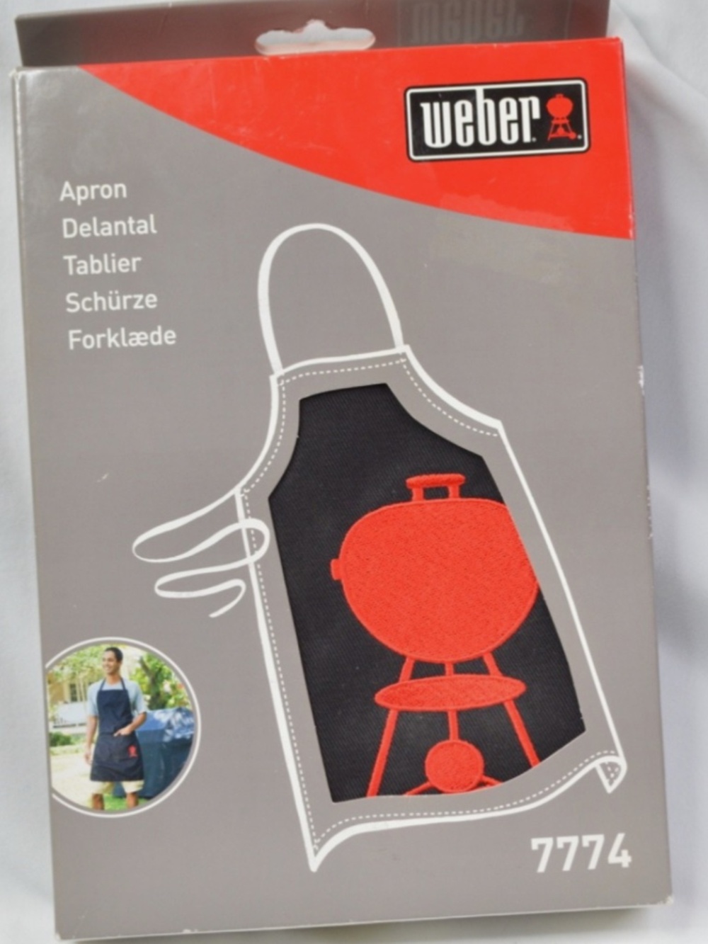 WEBER Apron-Black, & Red - New, Sealed - Grilling, Gift